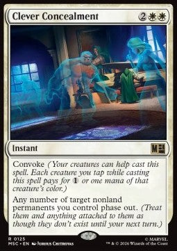 Magic: The Gathering Clever Concealment MSC-125 single card