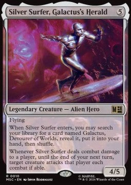 Magic: The Gathering Silver Surfer, Galactus's Herald MSC-10 single card