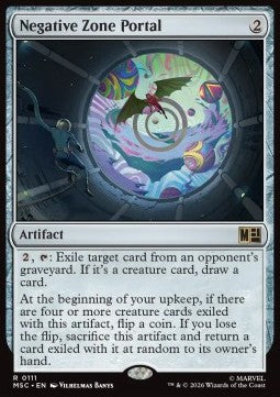 Magic: The Gathering Negative Zone Portal MSC-111 single card
