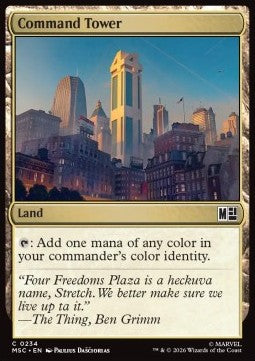 Magic: The Gathering Command Tower MSC-234 single card