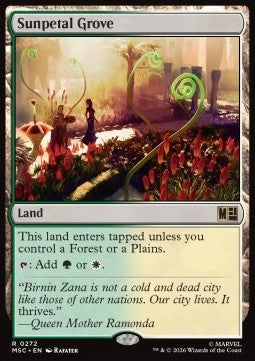 Magic: The Gathering Sunpetal Grove MSC-272 single card