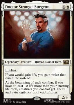 Magic: The Gathering Doctor Strange, Surgeon XMSC-591 single card