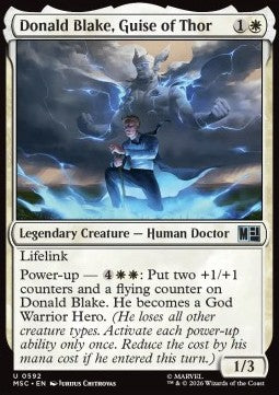 Magic: The Gathering Donald Blake, Guise of Thor XMSC-592 single card