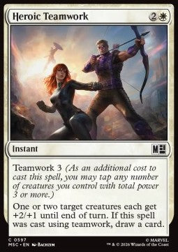Magic: The Gathering Heroic Teamwork XMSC-597 single card