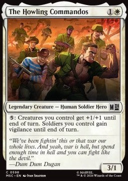 Magic: The Gathering The Howling Commandos XMSC-598 single card