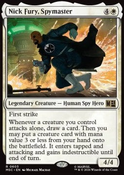 Magic: The Gathering Nick Fury, Spymaster XMSC-603 single card