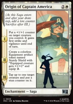 Magic: The Gathering Origin of Captain America XMSC-605 single card