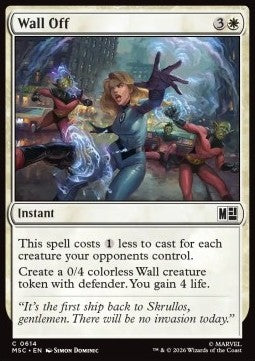 Magic: The Gathering Wall Off XMSC-614 single card