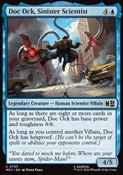Magic: The Gathering Doc Ock, Sinister Scientist XMSC-783 single card