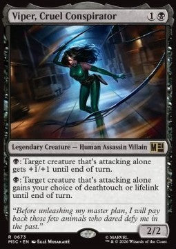 Magic: The Gathering Viper, Cruel Conspirator XMSC-673 single card