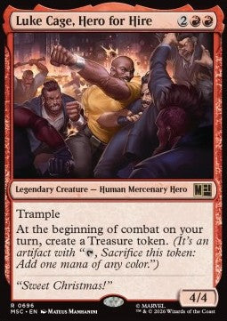 Magic: The Gathering Luke Cage, Hero for Hire XMSC-696 single card