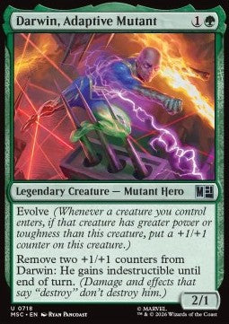 Magic: The Gathering Darwin, Adaptive Mutant XMSC-718 single card