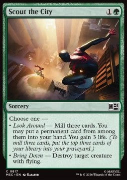 Magic: The Gathering Scout the City XMSC-817 single card