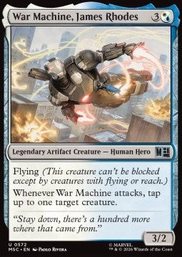 Magic: The Gathering War Machine, James Rhodes XMSC-572 single card