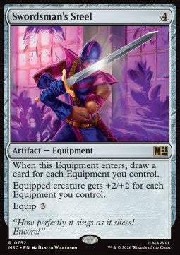 Magic: The Gathering Swordsman's Steel XMSC-752 single card