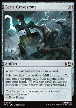 Magic: The Gathering Eerie Gravestone XMSC-824 single card
