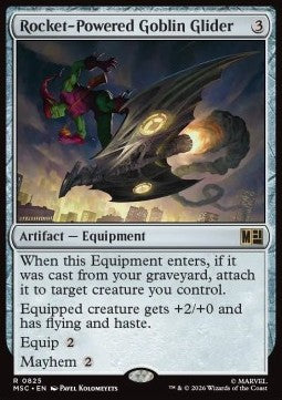 Magic: The Gathering Rocket-Powered Goblin Glider XMSC-825 single card