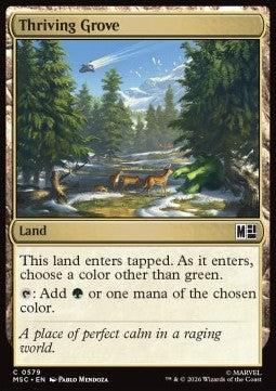 Magic: The Gathering Thriving Grove XMSC-579 single card