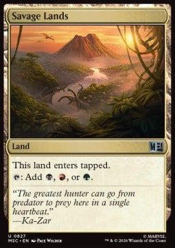 Magic: The Gathering Savage Lands XMSC-827 single card