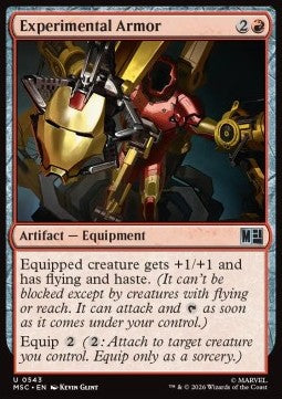 Magic: The Gathering Experimental Armor XMSC-543 single card