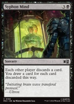 Magic: The Gathering Syphon Mind MSC-159 single card