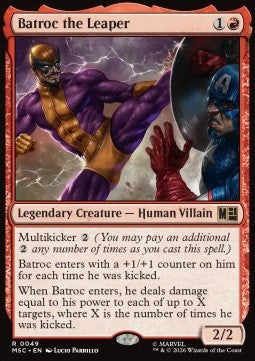 Magic: The Gathering Batroc the Leaper MSC-49 single card