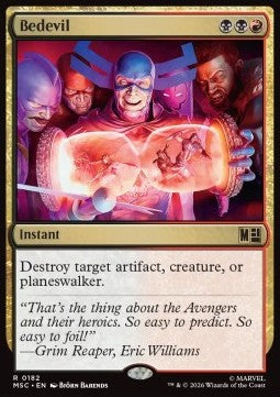 Magic: The Gathering Bedevil MSC-182 single card