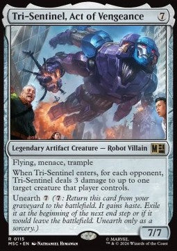 Magic: The Gathering Tri-Sentinel, Act of Vengeance MSC-115 single card