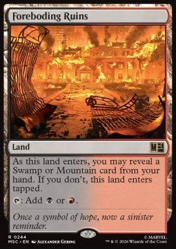 Magic: The Gathering Foreboding Ruins MSC-244 single card