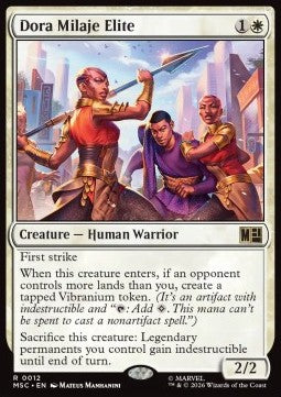 Magic: The Gathering Dora Milaje Elite MSC-12 single card