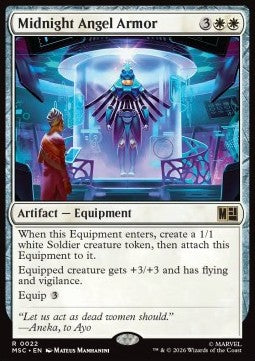 Magic: The Gathering Midnight Angel Armor MSC-22 single card