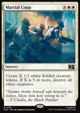 Magic: The Gathering Martial Coup MSC-138 single card