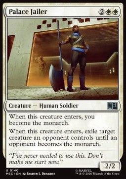 Magic: The Gathering Palace Jailer MSC-140 single card