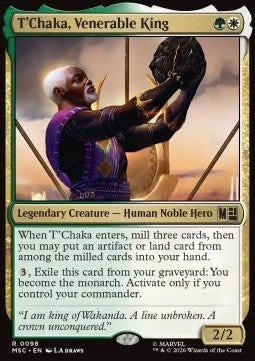 Magic: The Gathering T'Chaka, Venerable King MSC-98 single card