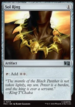 Magic: The Gathering Sol Ring MSC-214 single card