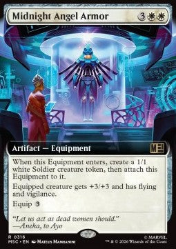 Magic: The Gathering Midnight Angel Armor XMSC-316 single card