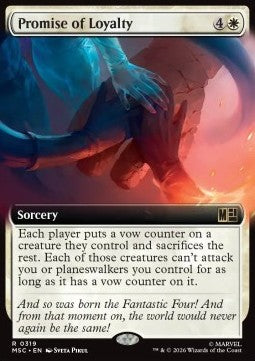 Magic: The Gathering Promise of Loyalty XMSC-319 single card