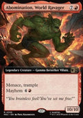 Magic: The Gathering Abomination, World Ravager XMSC-355 single card