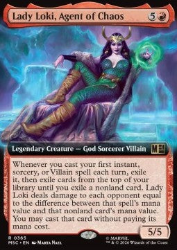 Magic: The Gathering Lady Loki, Agent of Chaos XMSC-365 single card