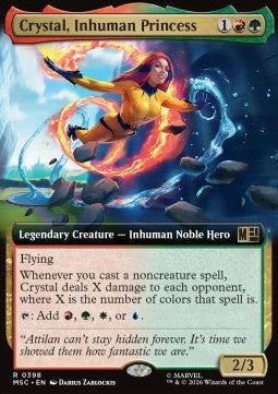 Magic: The Gathering Crystal, Inhuman Princess XMSC-398 single card