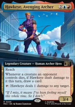 Magic: The Gathering Hawkeye, Avenging Archer XMSC-405 single card