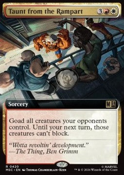 Magic: The Gathering Taunt from the Rampart XMSC-420 single card