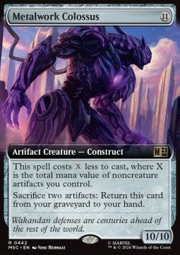 Magic: The Gathering Metalwork Colossus XMSC-442 single card