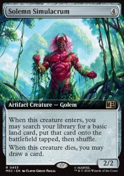 Magic: The Gathering Solemn Simulacrum XMSC-453 single card
