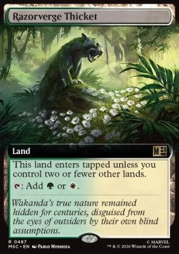 Magic: The Gathering Razorverge Thicket XMSC-487 single card