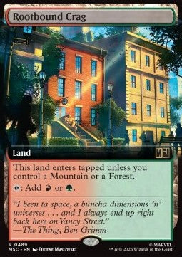 Magic: The Gathering Rootbound Crag XMSC-489 single card
