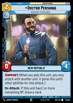 Doctor Pershing, Dedicated to Research