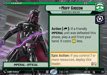 Moff Gideon, Indomitable Warlord (V.1)