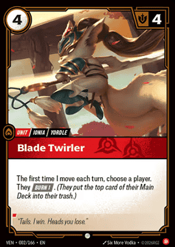 Riftbound Blade Twirler VEN-002 single card