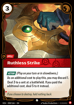 Riftbound Ruthless Strike VEN-008 single card